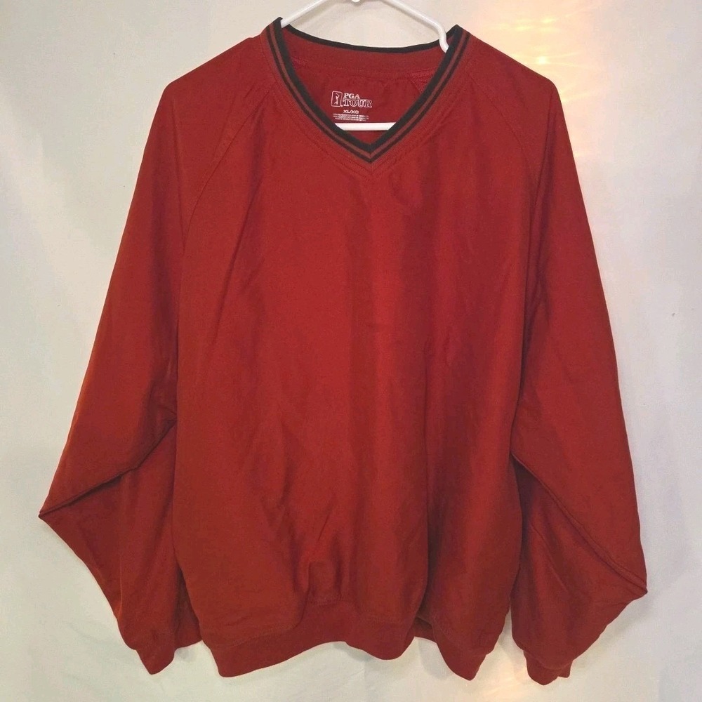 PGA Tour Pullover Mens XL Wind Resistant‎ V Neck